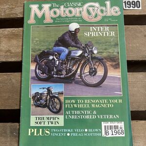 B1968　1990　 「THE CLASSIC MOTORCYCLE」クラシックモーターサイクル 旧車 　オートバイ　ヴィンテージバイク　英国車 　ビンテージ