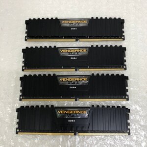 VENGERNCE LPX DDR4 32GB×4 CMK32GX4M2C3200C18 メモリ 動作確認済み 241211SK110070