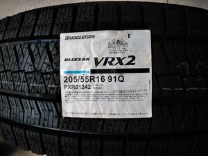 ブリヂストン ２０５/５５R１６ ９１Q BLIZZAK VRX2 格安新品４本セット