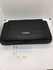 ◆05183) 総印刷5191枚　Canon キャノン TR153 モバイルプリンター　AC バッテリー1点付き