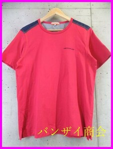 【送料300円可】028m99◆良品です◆CASTELBAJAC カステルバジャック デニム切替 半袖Tシャツ 4/カットソー/ジャケット/ポロシャツ/ゴルフ