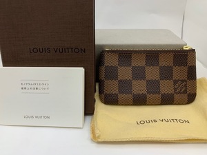 ☆ 1円セール　☆ ★未使用品★ LOUIS VUITTON ルイヴィトン ダミエ ポシェット クレ コインケース 小銭入れ 箱 保存袋付き ◆17181