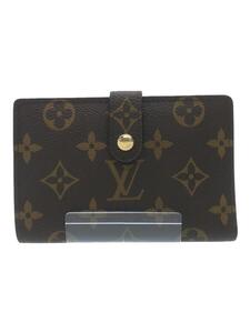 LOUIS VUITTON◆ポルト・モネ・ビエヴィエノワ_モノグラム_ブラウン/PVC/ブラウン/レディース