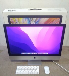 1円 Apple iMac(Retina 5K, 27-inch, Late 2015) MK462J/A A1419 OS：Monterey/CPU：i5 3.2GHz/メモリ：8GB/HDD：1TB 箱は別物