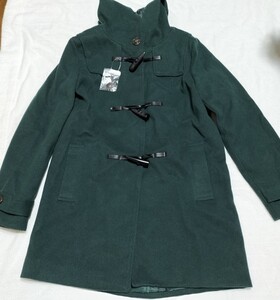 ★未使用 新品 緑 グリーン ダッフル アウター M 女性 レディース 上着 コート ジャケット ダッフルコート 冬服 暖かい ファッション 通勤