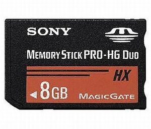 中古PSPハード メモリースティック PRO-HG DUO 8GB