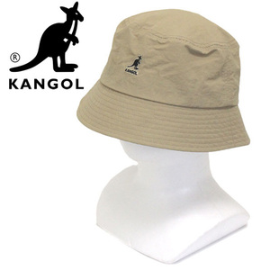 KANGOL (カンゴール) 105-169501 SMU Nylon Bucket Hat ナイロン バケットハット 93BEIGE KGL010 M