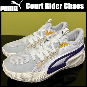 27.0cm ★新品 PUMA Court Rider Chaos Slash プーマ コート アンド ライダー バスケットボールシューズ バッシュ スニーカー 378052-05 ⑦