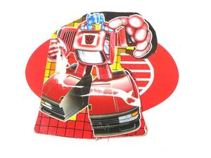 Transformers G1 BOX ART IMAGE CUT OUT of Cardback THROTTLEBOT CHASE 海外 即決