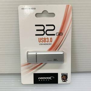 ★送料無料★ HIDISC USB3.0対応 USBメモリ 32GB シルバー (HDUF114C32G3) 10個 フラッシュメモリ キャップ式 新品未開封品