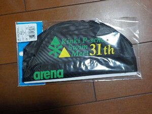 新品　arena Kinki P-school Swim Meet スイムキャップ　サイズM　水泳　プール　クリックポスト発送可　切手可