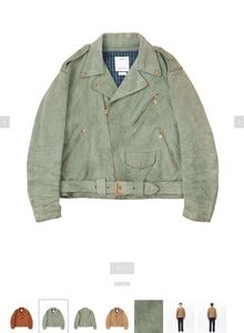 visvim NEU RIDERS JKT IT GREEN サイズ2 JUMBO SB STRABLER JOURNEYMAN BRIGADIER AMPLUS KERCHIEF CRASH ICT iris 101xx