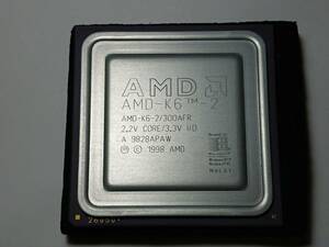 AMD K6-2 300MHz 300AFR Socket7 動作品