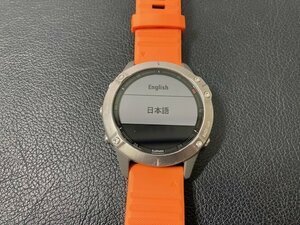 中古品　GARMIN ガーミン fenix 6 Sapphire GPSウォッチ