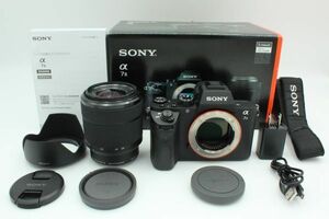 ショット数は【3957枚】で■ほぼ新品■ SONY α7II ズームレンズキット ILCE-7M2K