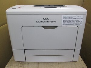 ◎中古レーザープリンタ【NEC MultiWriter 5500】トナー/ドラムなし◎2403071