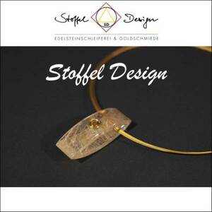 Stoffel Design ルチル水晶 Ten ペンダント トップ ネックレス