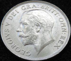 1911年 ジョージ5世 シリング 銀貨 イギリス 英国 獅子 王冠 ライオン GEORGIVS V SILVER SHILLING コイン