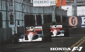 ●アイルトン・セナ HONDA F-1テレカ