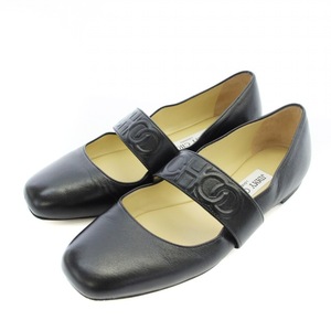 ジミーチュウ JIMMY CHOO ELLERBY FLAT フラットシューズ パンプス レザー 36.5 23.5cm 黒 ブラック /AK レディース