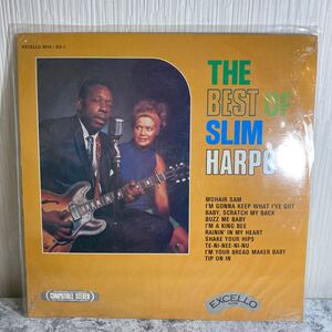 【未開封シュリンク付き】 US盤 The BEST OF SLIM HARPO LP レコード ジャズ EXCELLO 8010 送料ゆうパック80サイズ 当時物 スリムハーポ