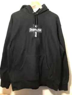 122141 Supreme Cross Box Logo Hooded