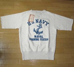 ☆新品 フリーホイーラーズ 半袖スウェットシャツ (38)　“NAVAL TRAINING STATION” 