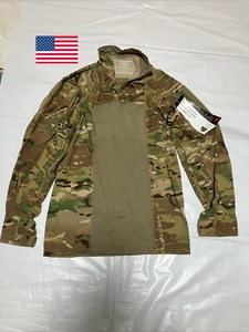 米軍実物 最新 MASSIF ACS COMBAT FLAME RESISTANT SHIRT Multicam TYPE2 S/R　難燃シャツ　マルチカム　S　ラスト1