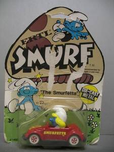 Smurfスマーフ ダイキャストミニカー スマーフェット ERTL