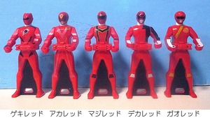 ★2011　レンジャーキーシリーズ-7：レッド５人　2000年代４組目　中古★（22.01.07）