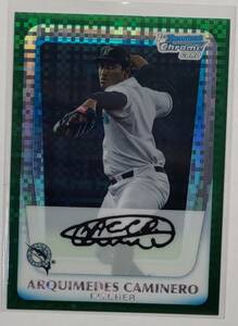 来日外国人 カミネロ 2011 Bowman Chrome Green X-Fractor 巨人