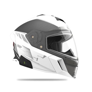 2025 509 スノーモービル スピーカー内蔵 カーボン ヘルメット DELTA V CARBON COMMANDER HELMET FIDLOCK 白 STORMCHASER XXL 新品未使用