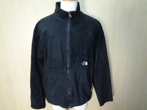 n50◆THE NORTH FACE ジップアップフリースジャケット◆ザ・ノースフェイス メンズ サイズ不明 ブラック ジップインジップ Ventilation 6B