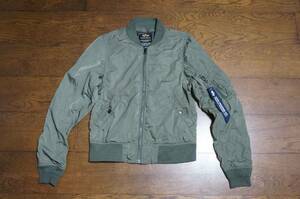 ALPHA INDUSTRIES アルファ インダストリーズ フライトジャケット MA-1 LIGHT ライト 緑 TA7013-8103 M *MA-1MA1buzzMcCOYAVIREXB-3N-3B