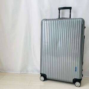 美品　 RIMOWA リモワ SALSA サルサ　104L 4輪　シルバー　グレー　 スーツケース キャリーケース TSAロック　最大容量　876.77