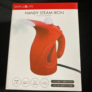 【送料無料】ハンディスチームアイロン★HANDY STEAM IRON★レッドRED