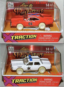 レア チェイス Auto World 爆発!デューク The Dukes Of Hazzard HOスロットカーGeneral Lee 1969 Dodge Charger 1977 Monacoオートワールド