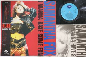 LP Samantha Fox I Wanna Have Some Fun ALI28113PROMO JIVE プロモ /00260