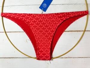 【即決】adidas アディダス 女性用 ビーチバレー ビキニ ショーツ 水着 ブルマ Scarlet柄 海外L