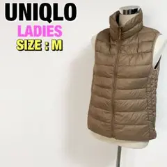 UNIQLO ウルトラライトダウン ベスト レディース M ベージュ