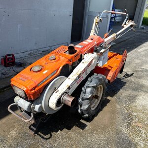 8776-引取限定 山口県防府市 KUBOTA クボタ 耕運機 セル付 ZK750-L ディーゼル セルスタート 動作品 農機具 現状渡し