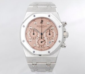 Audemars Piguet/オーデマ ピゲ Royal Oak Chronograph 25960BC/O/1185BC/02 Salmon Pink Dial #jp26617