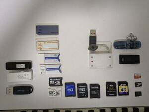 まとめてお得！メモリカード＆アダプターセット【SONY、SanDisk、Lexarなど】USBフラッシュドライブ付き