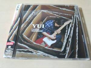 YUI CD「I LOVED YESTERDAY」初回盤DVD付●