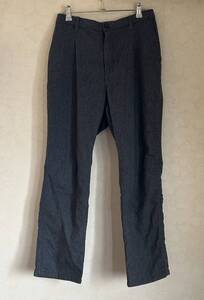 nonnative DWELLER EASY PANTS RELAXED FIT W/N/P LIGHT MELTON ウール パンツ ノンネイティブ グレー