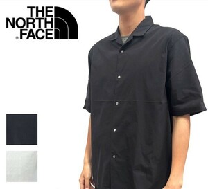 2021SS THE NORTH FACE S/S Open Collar Shirt オープンカラーシャツ(NR22131R)K ブラック サイズXL 半袖シャツ