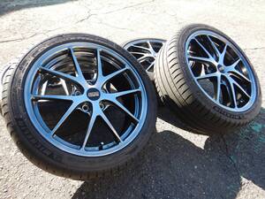 BBS RI-A 020 FORGED // 7.5J×18インチ 5H-112 // ミシュランタイヤ付き　4本セット // 鍛造ホイール