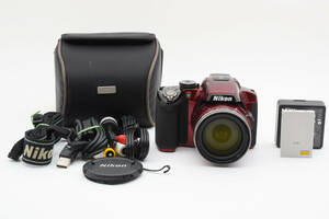 【動作良好美品★】NIKON ニコン COOLPIX P510 レッド #M11091