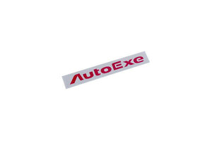 AutoExe オートエクゼ ロゴステッカー(S) レッド