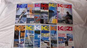 月刊誌KAZI　２００1年発行　１２冊　舵社出版